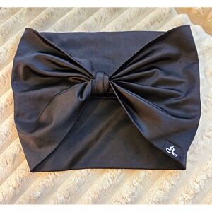 Red by Kiss Black Bow Headband Wide Stretchy Hair Wrap Headwear Cosmetic Spa